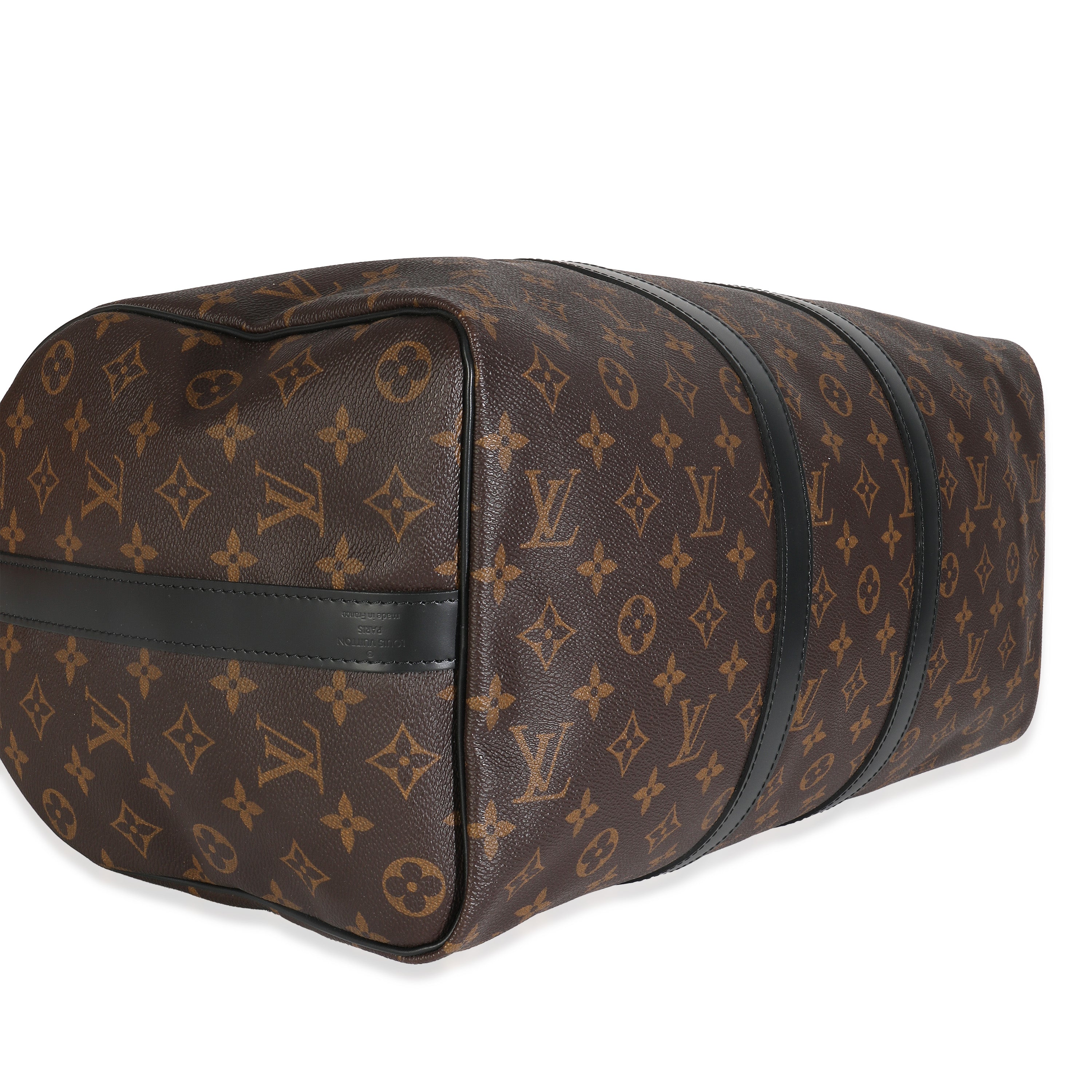 Louis Vuitton Monogram Macassar Keepall Bandouliere 45