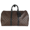 Louis Vuitton Monogram Macassar Keepall Bandouliere 45