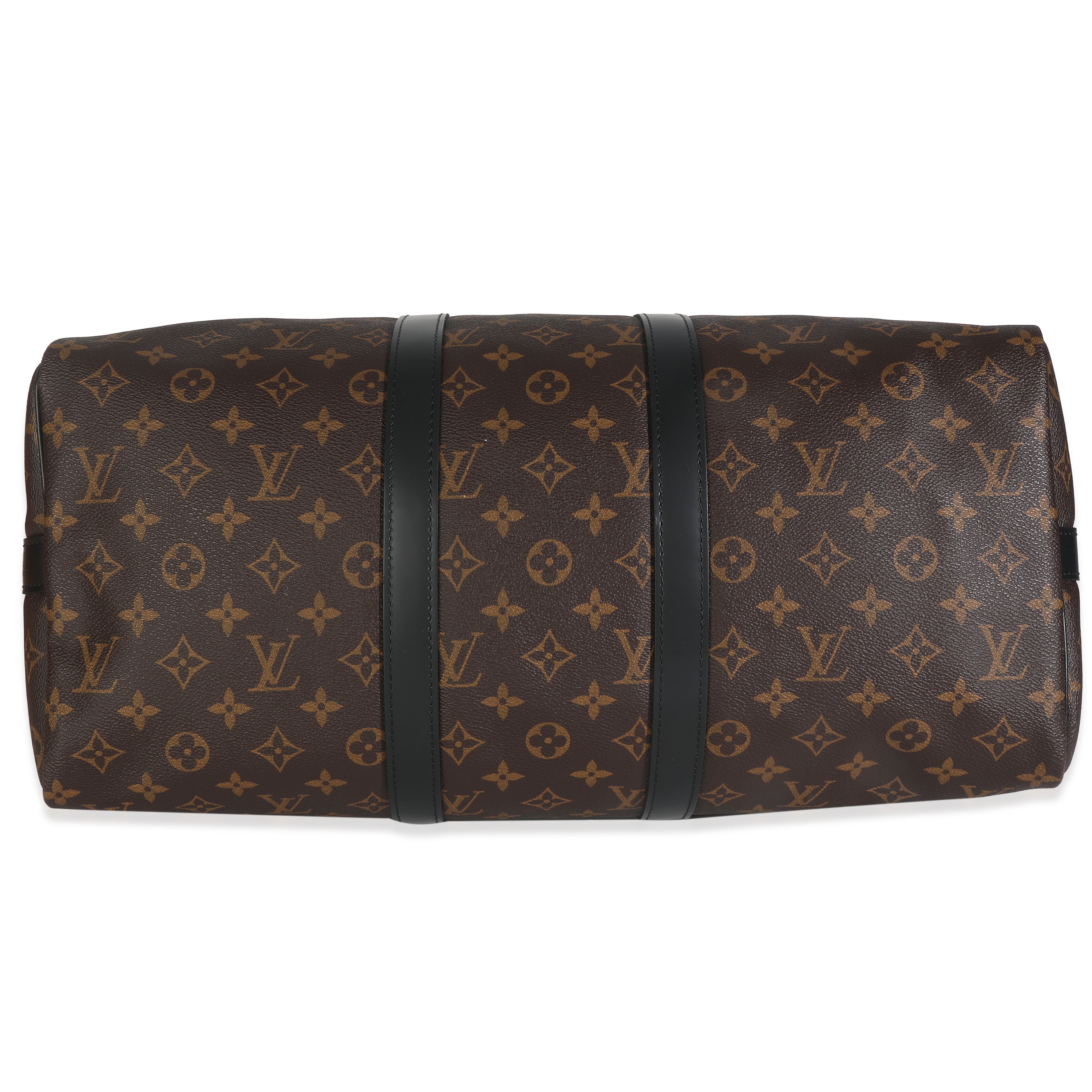 Louis Vuitton Monogram Macassar Keepall Bandouliere 45