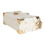 Louis Vuitton Chalk Grained Calfskin Side Trunk PM