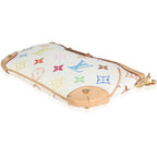 Louis Vuitton White Multicolor Canvas Milla Pochette MM
