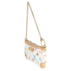 Louis Vuitton White Multicolor Canvas Milla Pochette MM