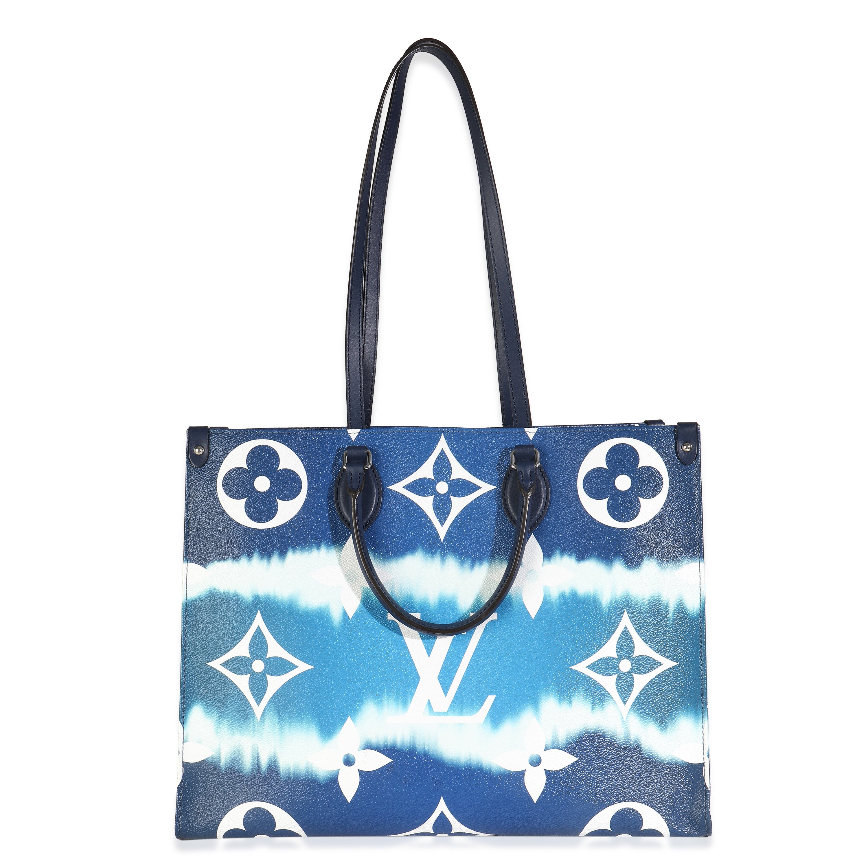 Louis Vuitton Blue Monogram Escale Canvas Onthego GM