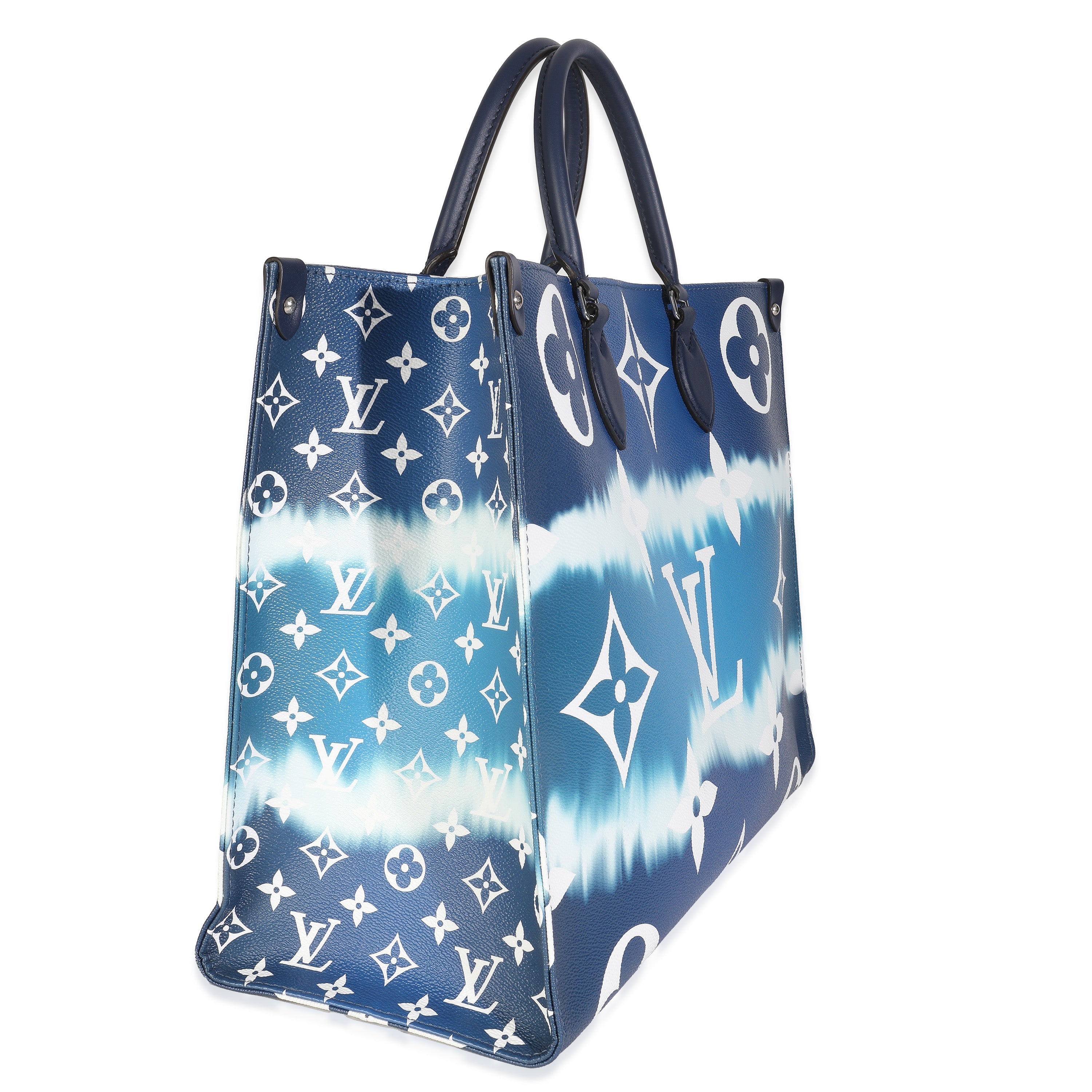 Louis Vuitton Blue Monogram Escale Canvas Onthego GM