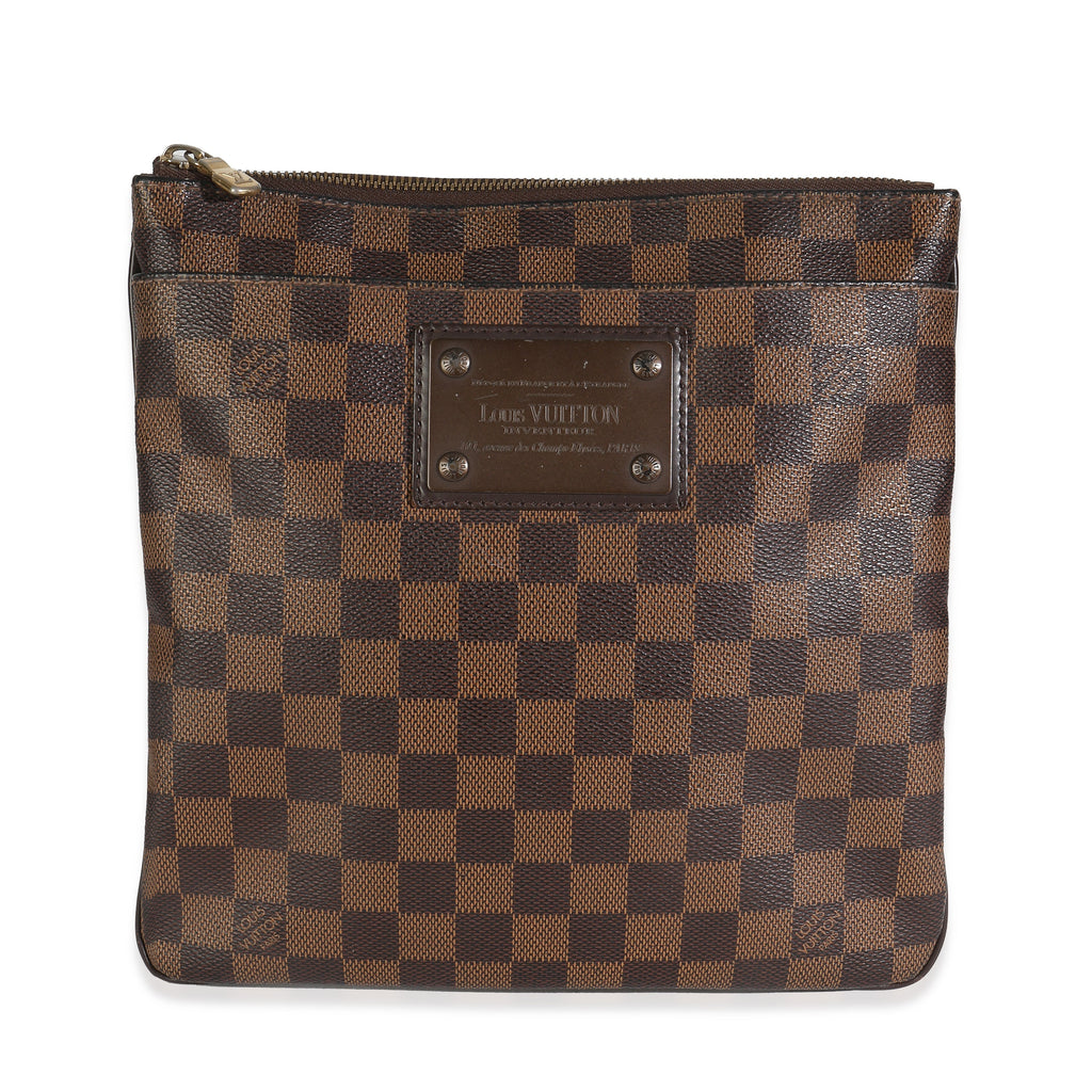 Louis Vuitton Damier Ebene Canvas Brooklyn Flat Pochette