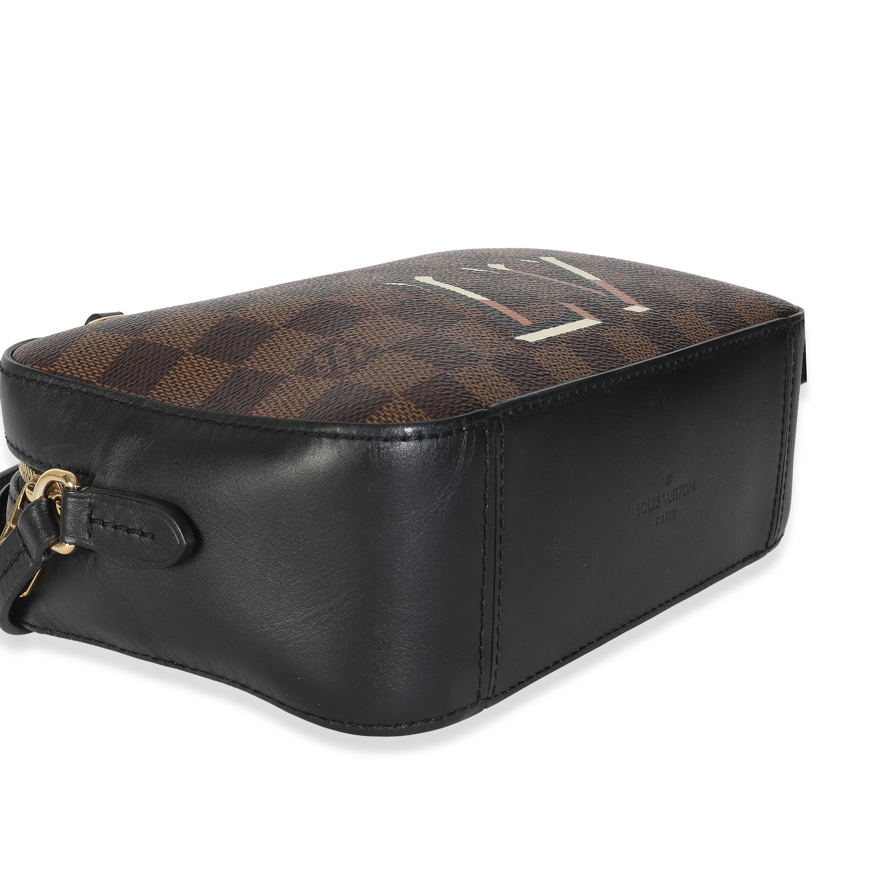 Louis Vuitton Black Damier Ebene Canvas Santa Monica