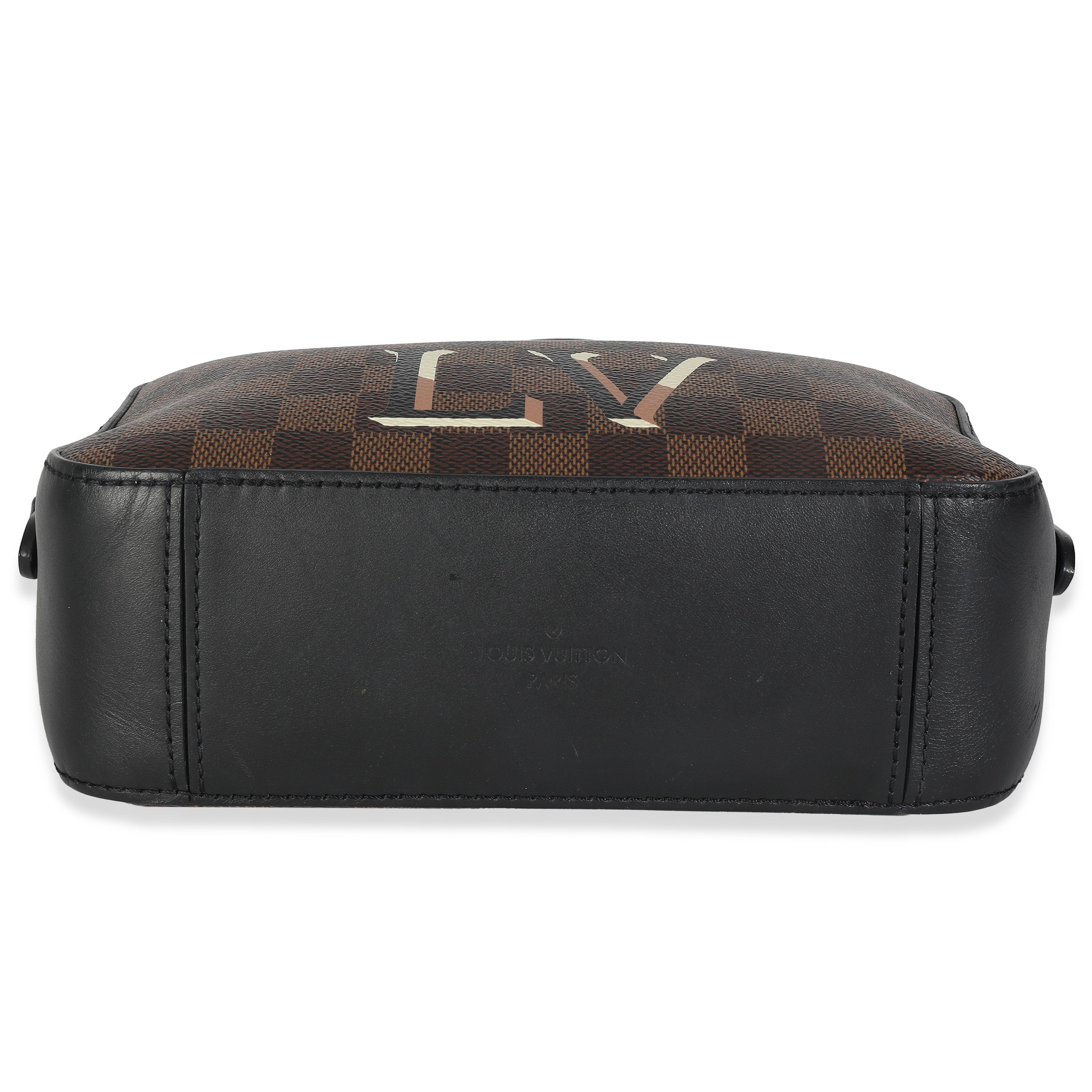 Louis Vuitton Black Damier Ebene Canvas Santa Monica