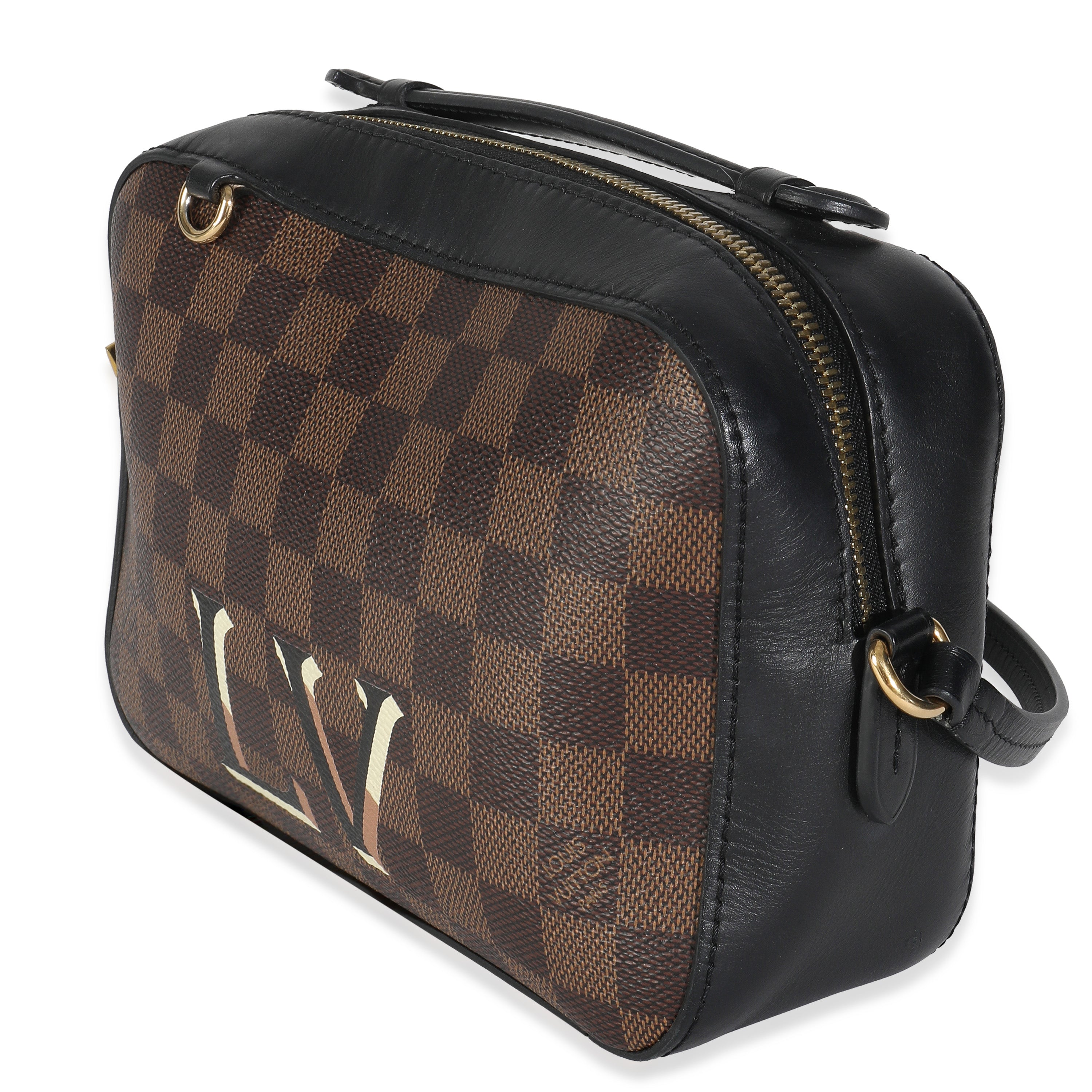 Louis Vuitton Black Damier Ebene Canvas Santa Monica