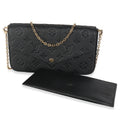 Louis Vuitton Black Monogram Empreinte Felicie Pochette