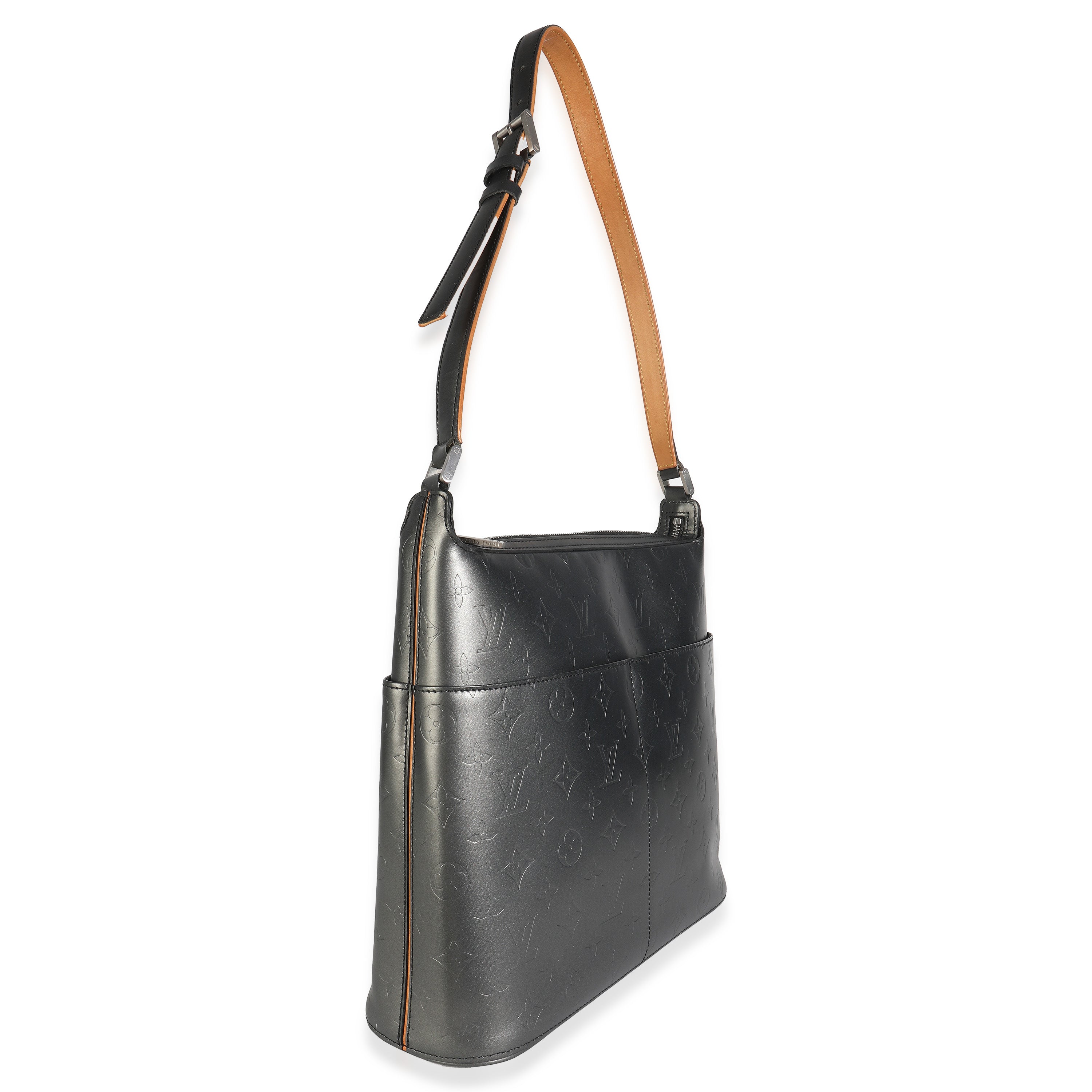 Louis Vuitton Black Mat Monogram Sutter Tote