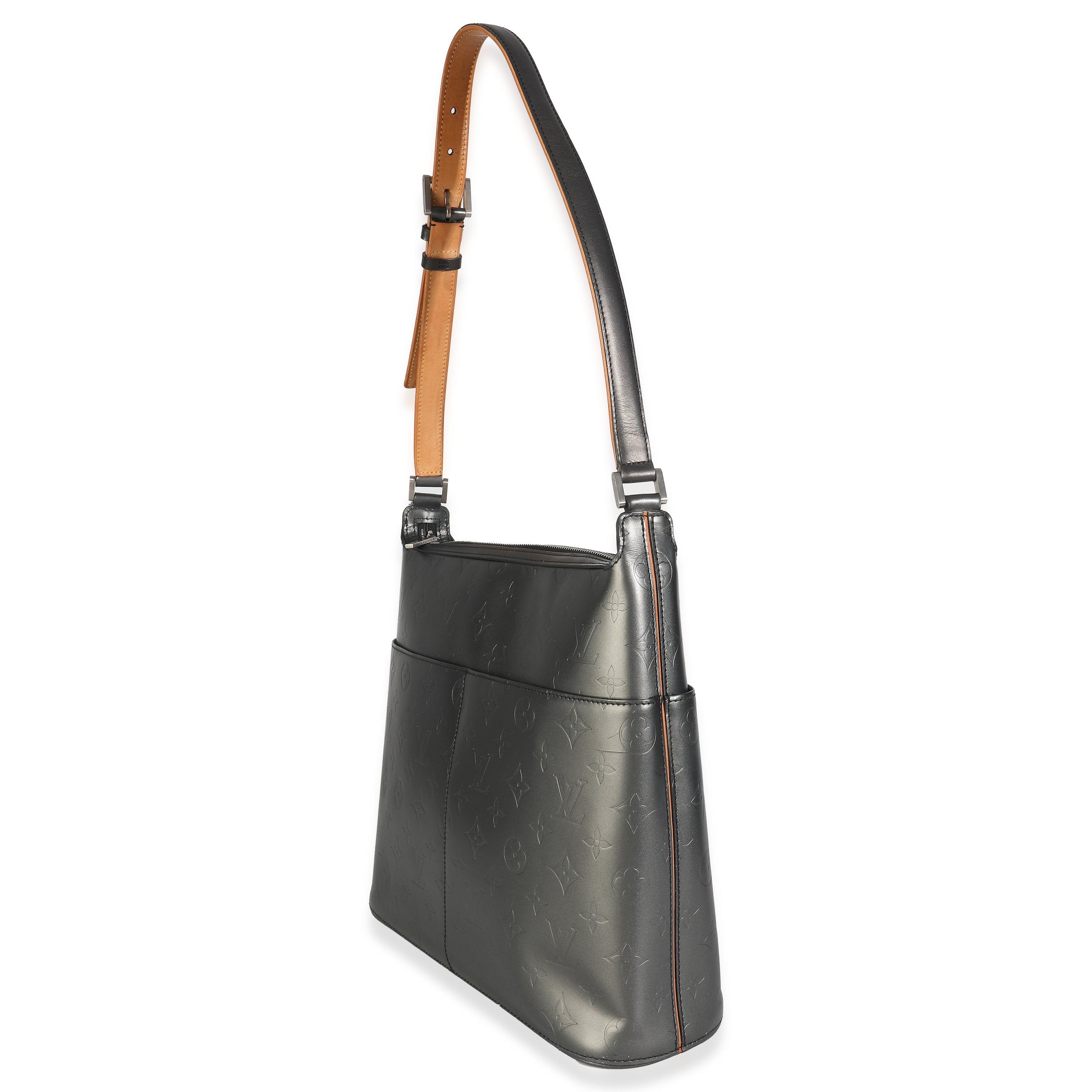 Louis Vuitton Black Mat Monogram Sutter Tote