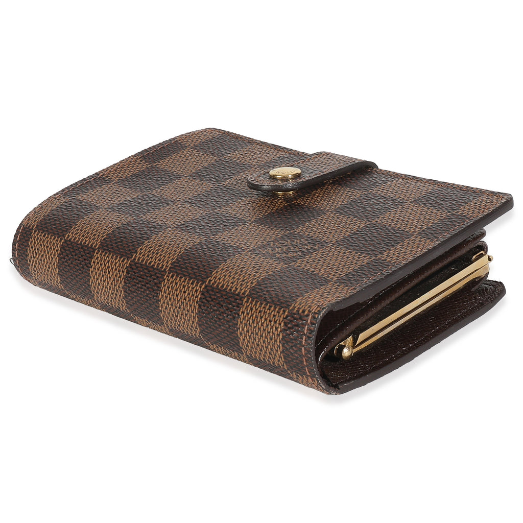 Louis Vuitton Damier Ebene Canvas French Purse