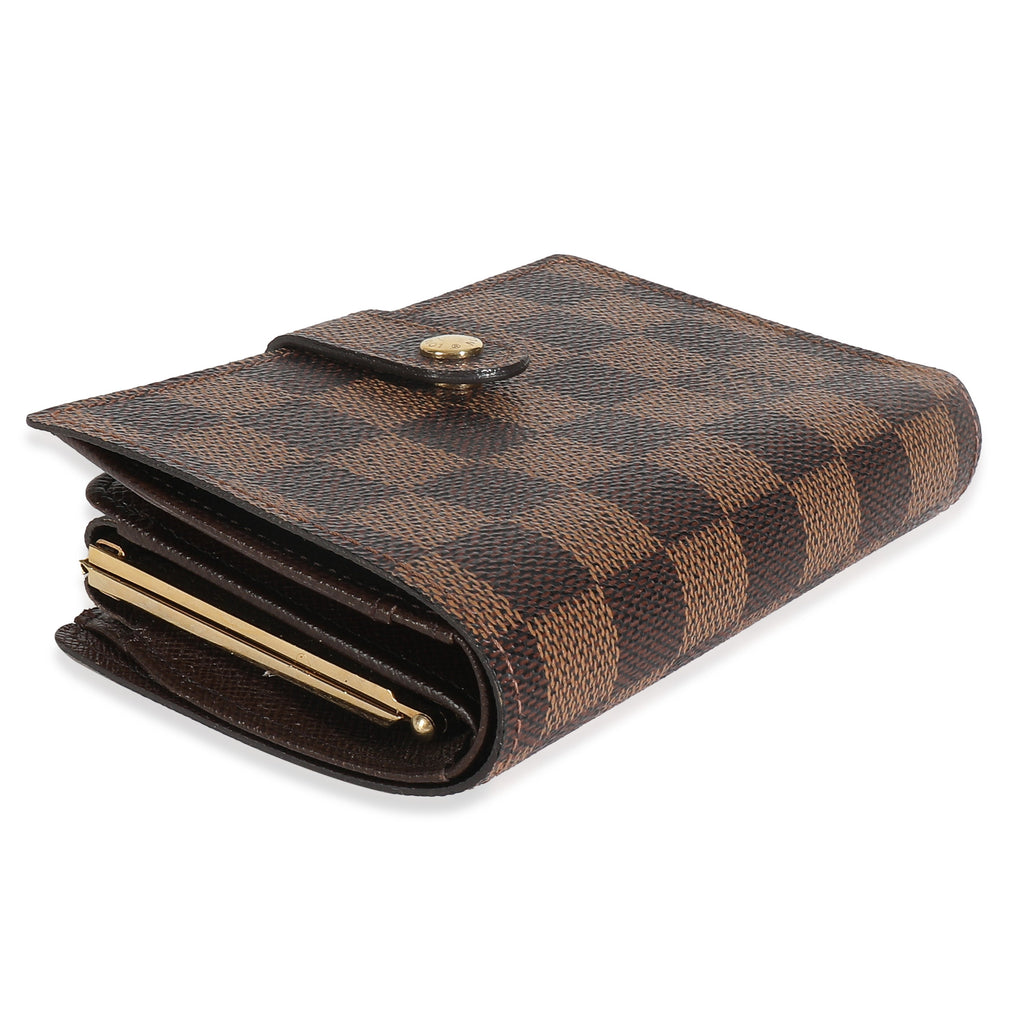 Louis Vuitton Damier Ebene Canvas French Purse