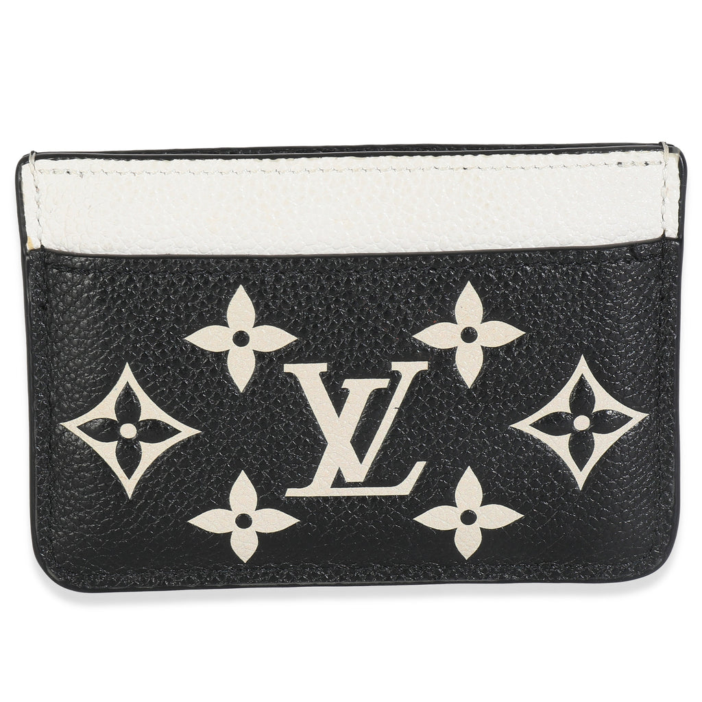 Louis Vuitton Black White Pink Empreinte Spring In The City Card Holder