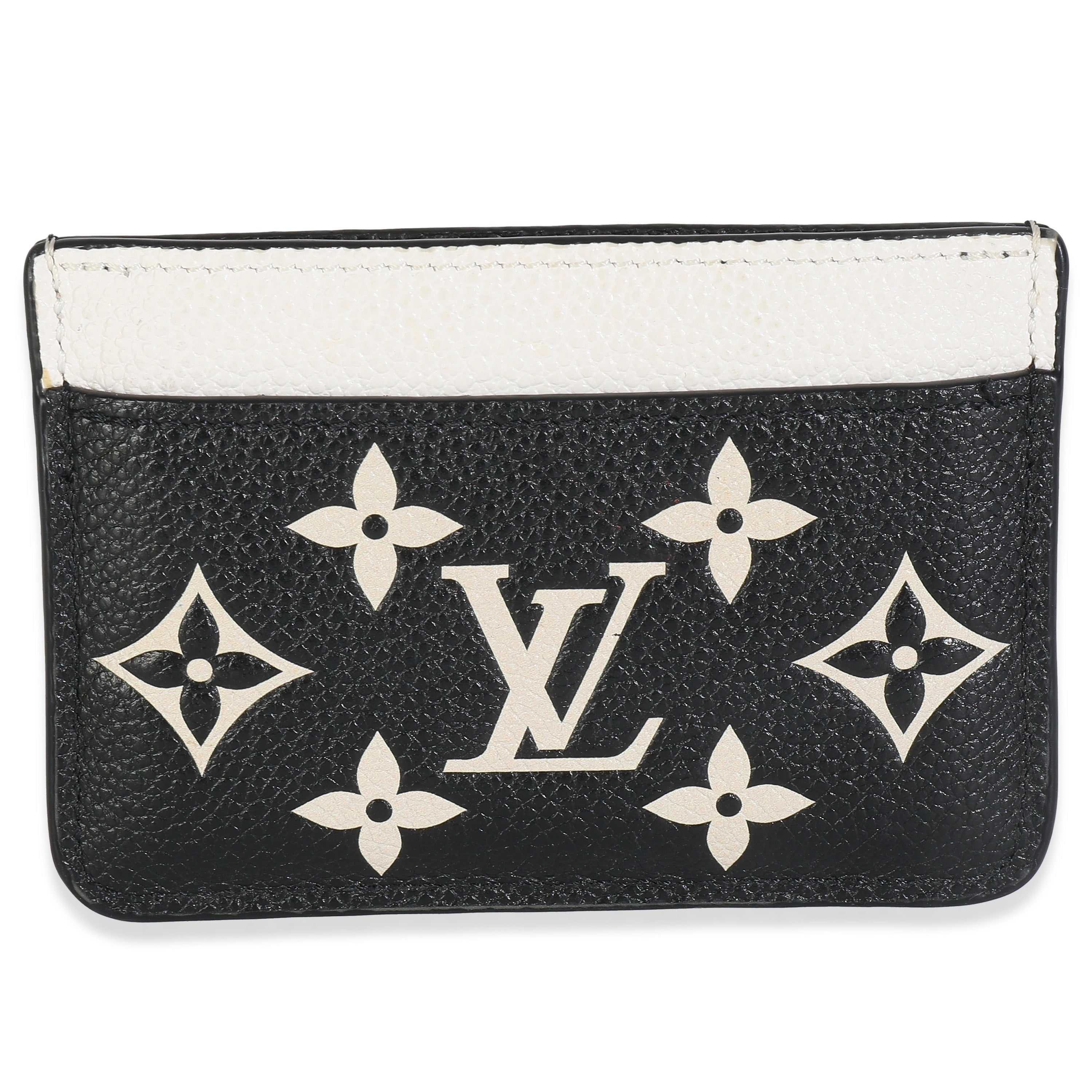 Louis Vuitton Black White Pink Empreinte Spring In The City Card Holder