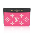 Louis Vuitton Black White Pink Empreinte Spring In The City Card Holder