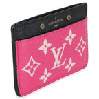 Louis Vuitton Black White Pink Empreinte Spring In The City Card Holder