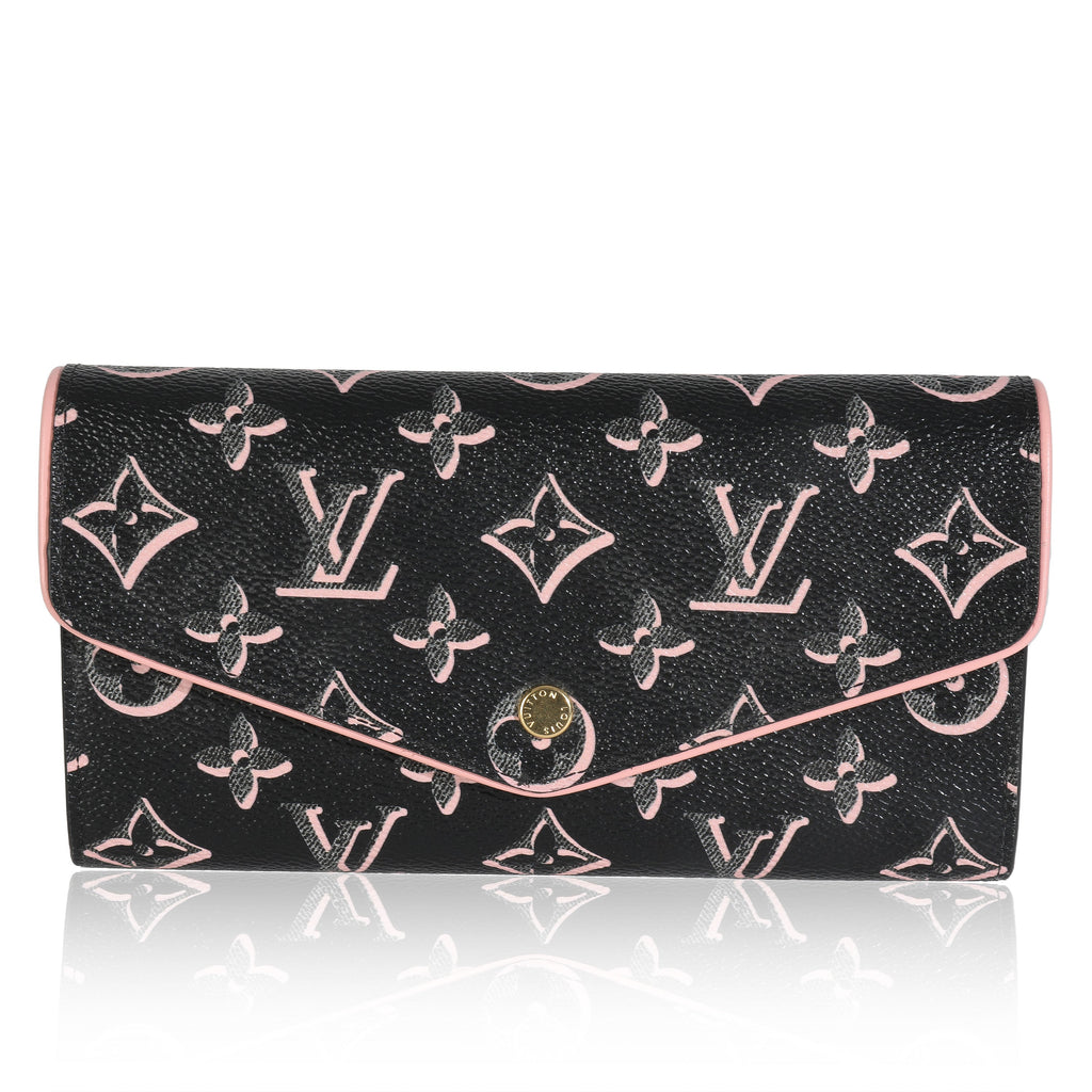 Louis Vuitton Black Monogram Canvas Fall For You Canvas Sarah Wallet