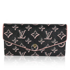 Louis Vuitton Black Monogram Canvas Fall For You Canvas Sarah Wallet