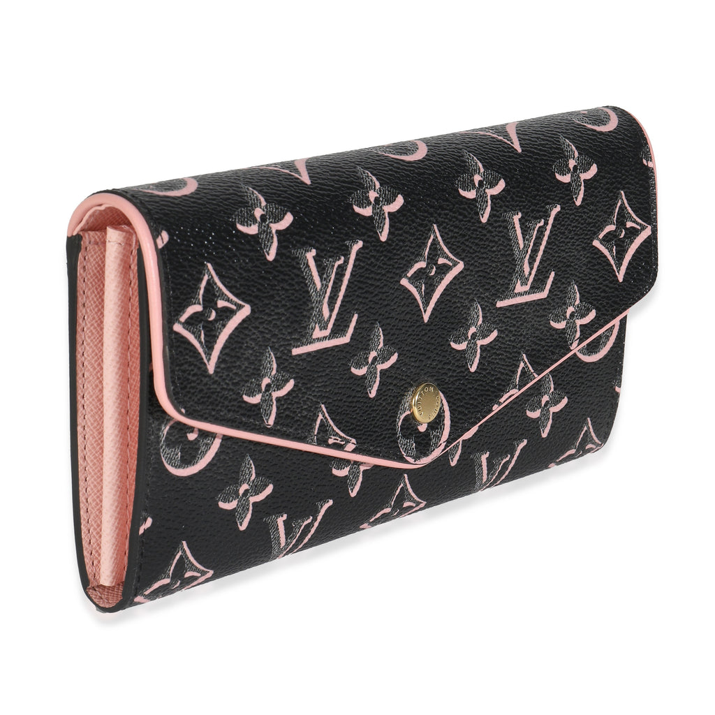 Louis Vuitton Black Monogram Canvas Fall For You Canvas Sarah Wallet