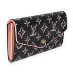 Louis Vuitton Black Monogram Canvas Fall For You Canvas Sarah Wallet