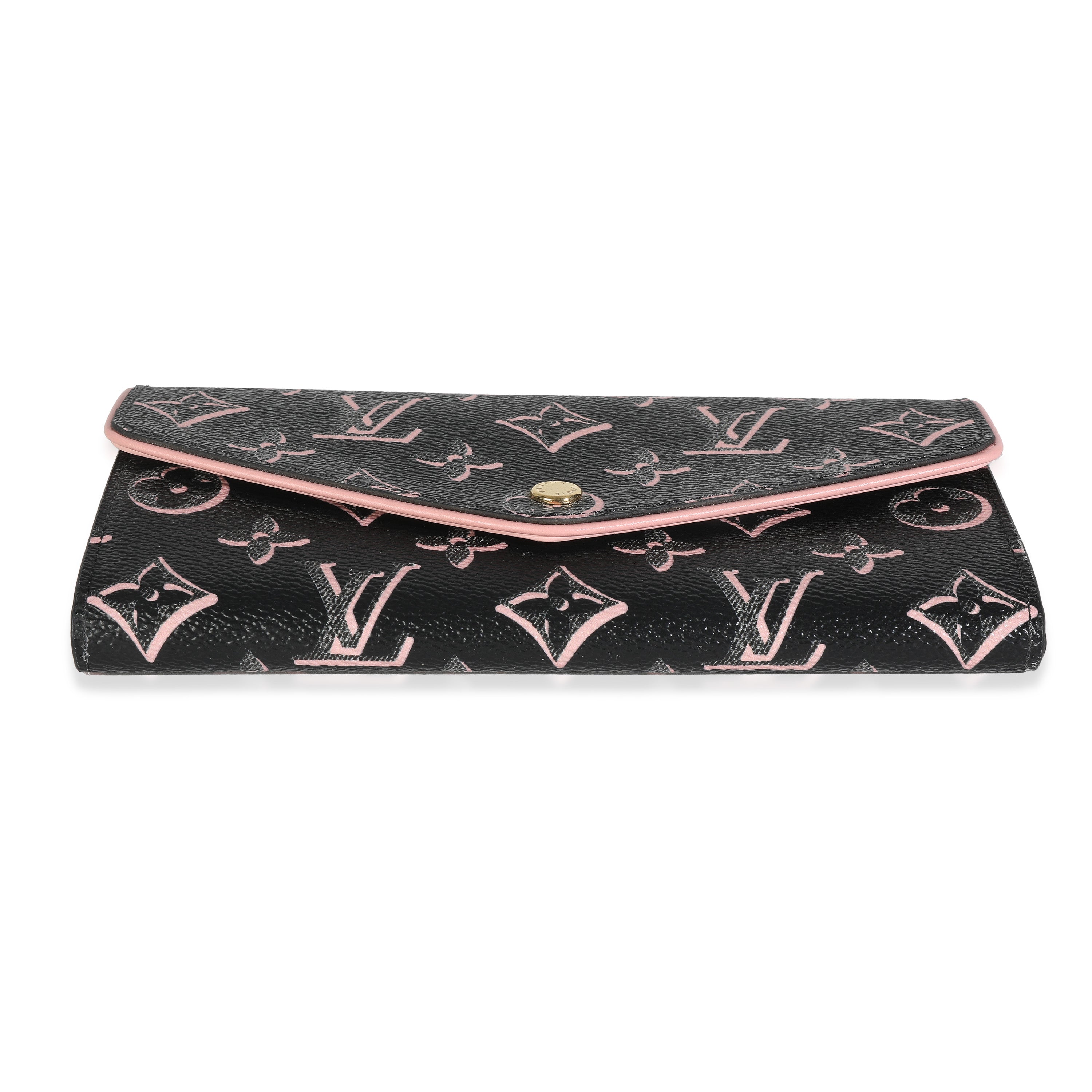 Louis Vuitton Black Monogram Canvas Fall For You Canvas Sarah Wallet