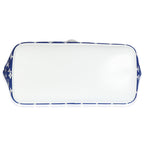 Louis Vuitton Blue White Jacquard Velvet Monogram LV Match Neverfull MM
