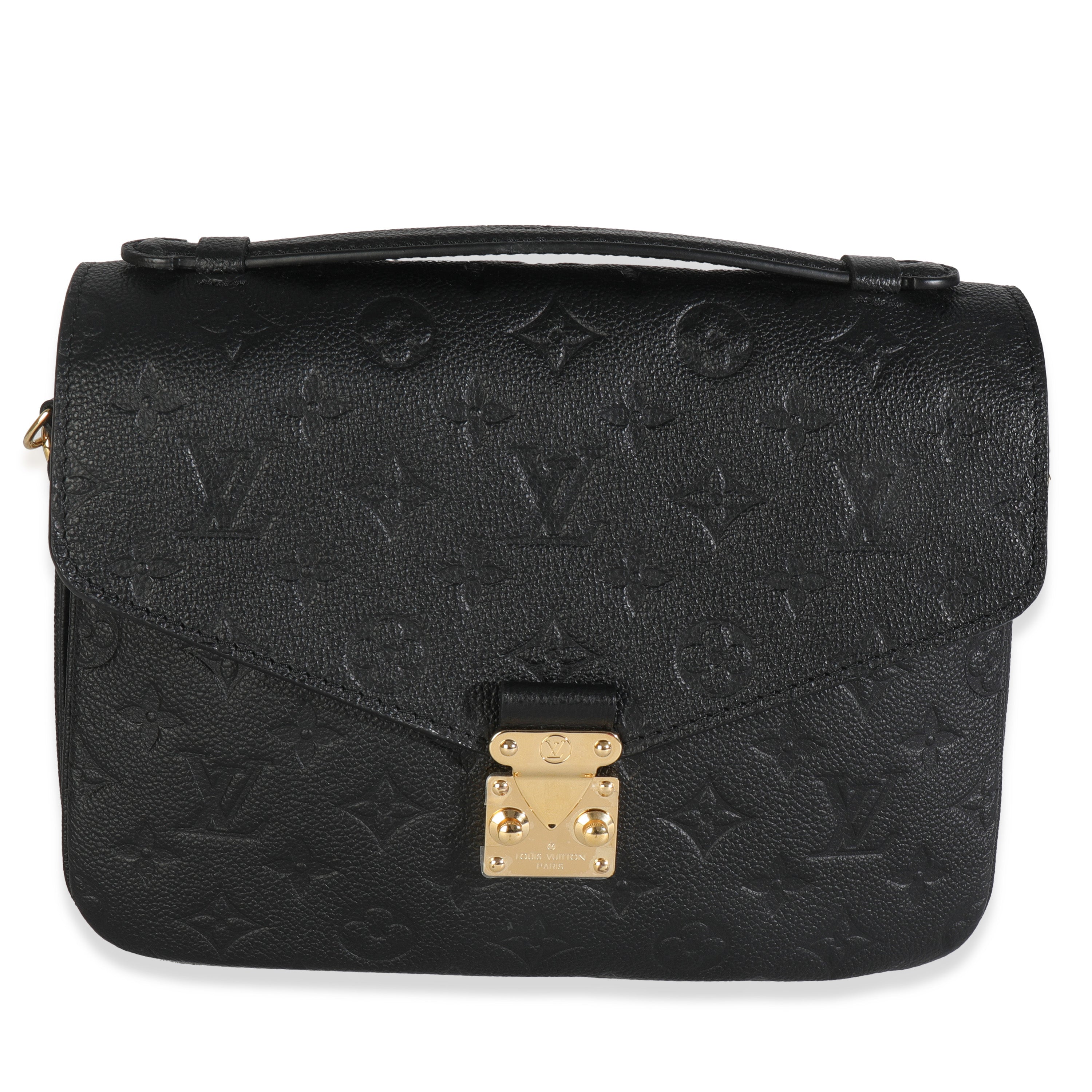 Louis Vuitton Black Monogram Empreinte Pochette Metis