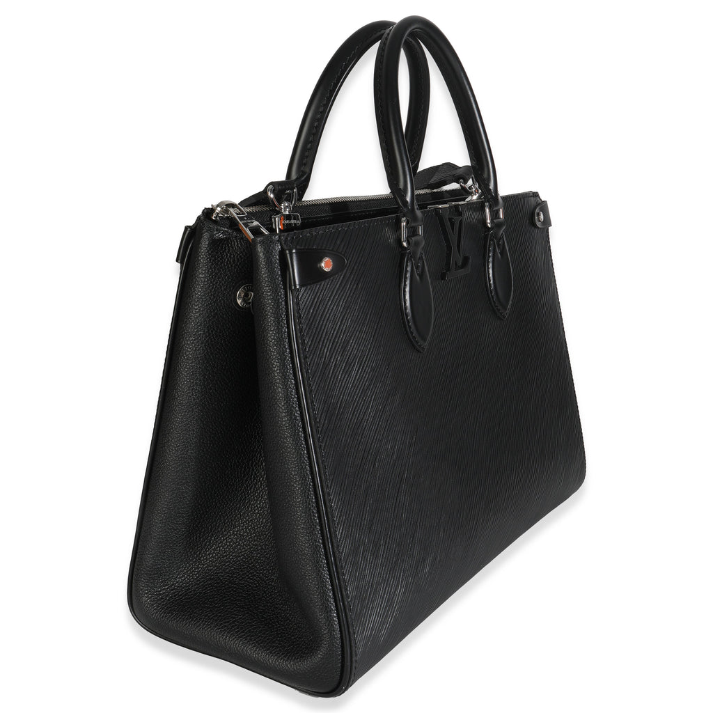 Louis Vuitton Black Epi Grenelle Tote MM