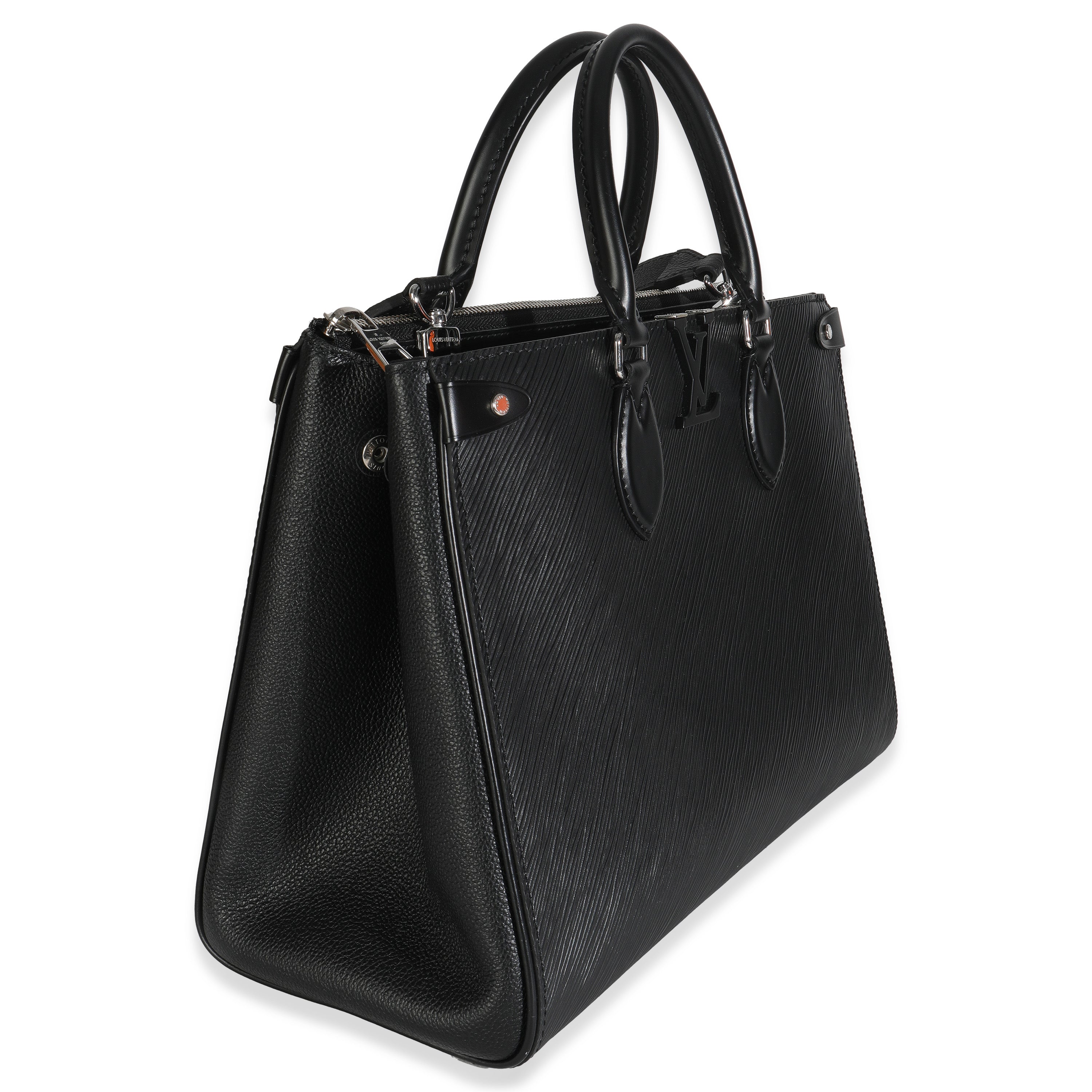 Louis Vuitton Black Epi Grenelle Tote MM