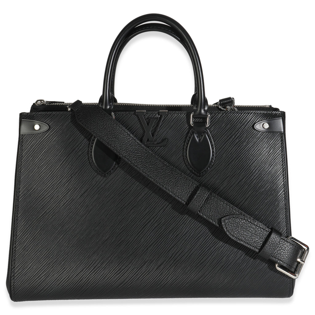 Louis Vuitton Black Epi Grenelle Tote MM