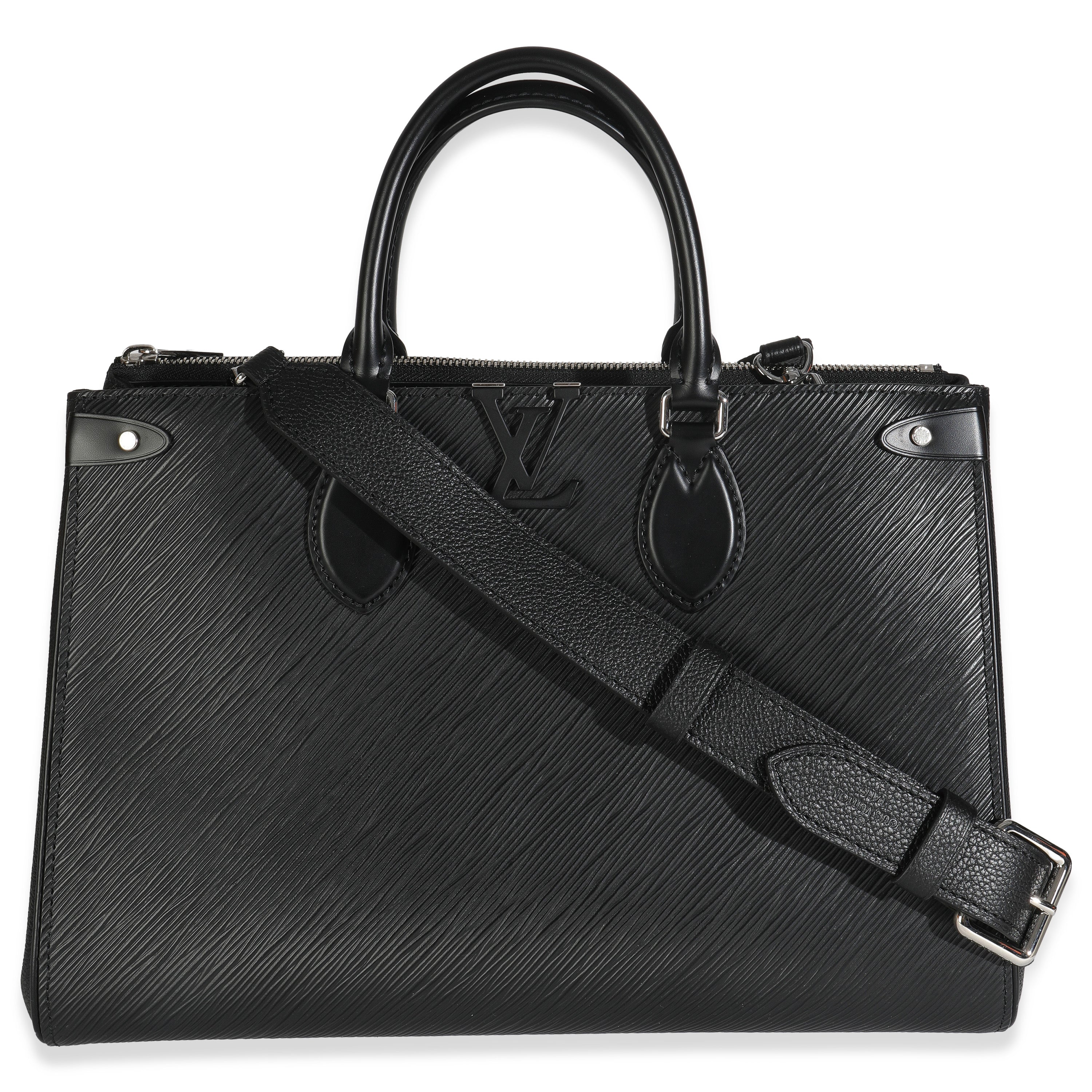 Louis Vuitton Black Epi Grenelle Tote MM
