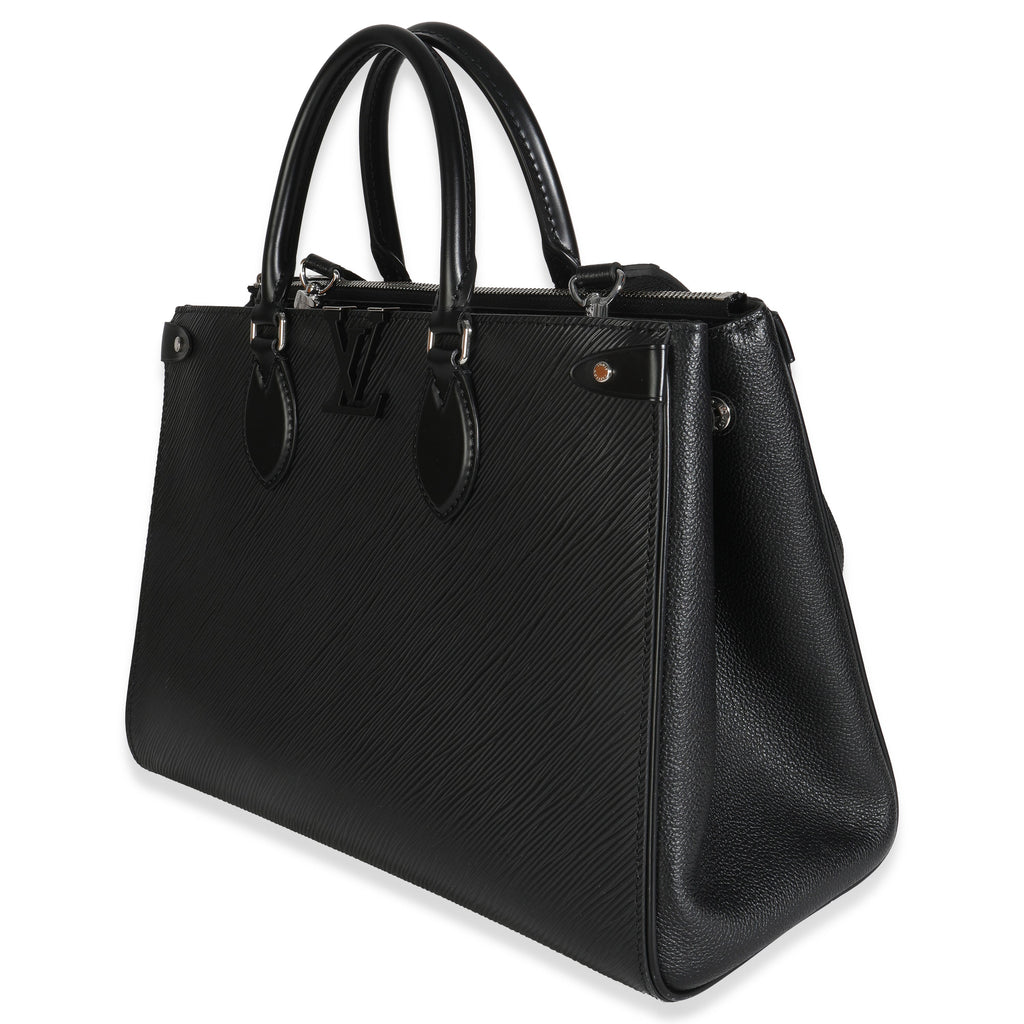 Louis Vuitton Black Epi Grenelle Tote MM