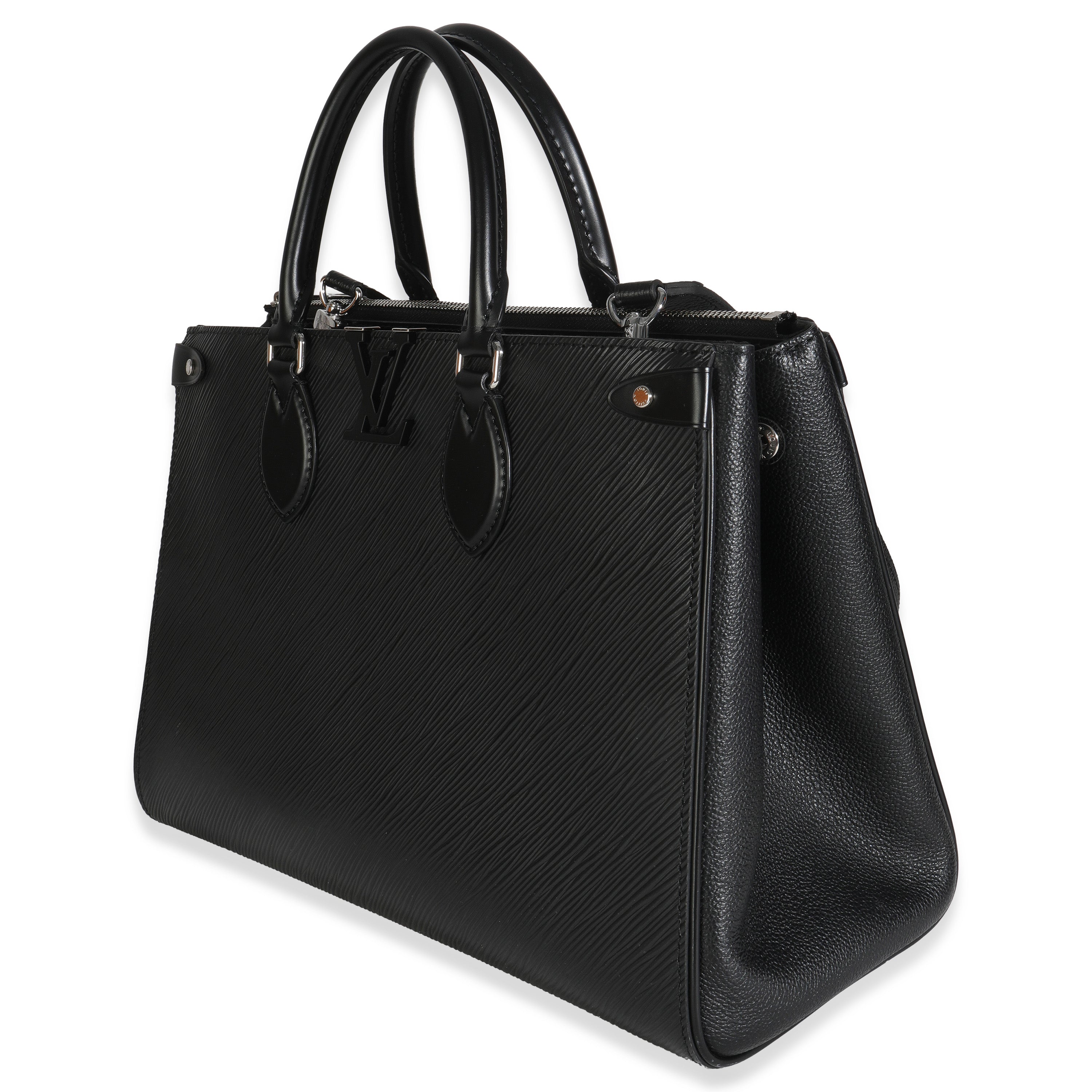 Louis Vuitton Black Epi Grenelle Tote MM