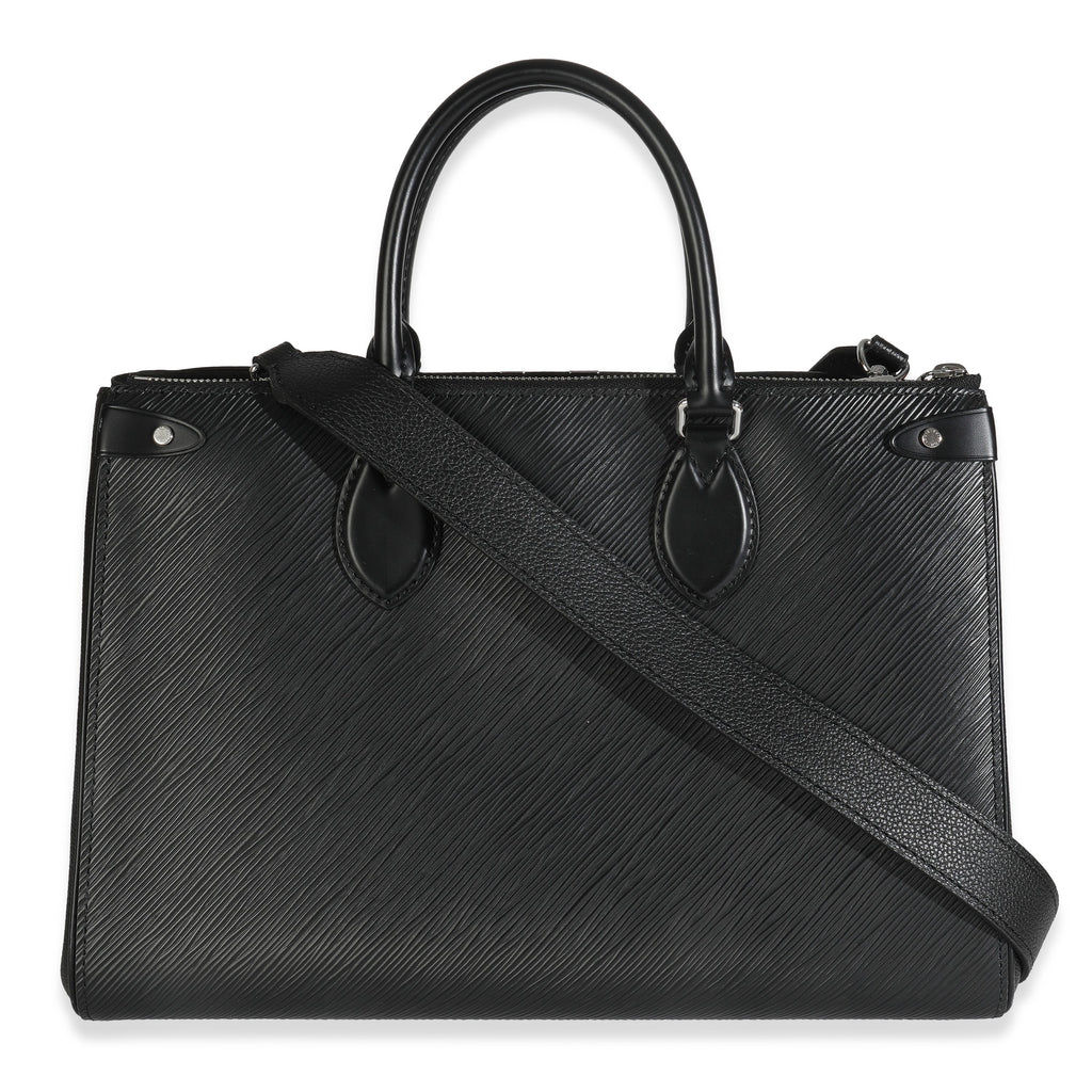 Louis Vuitton Black Epi Grenelle Tote MM