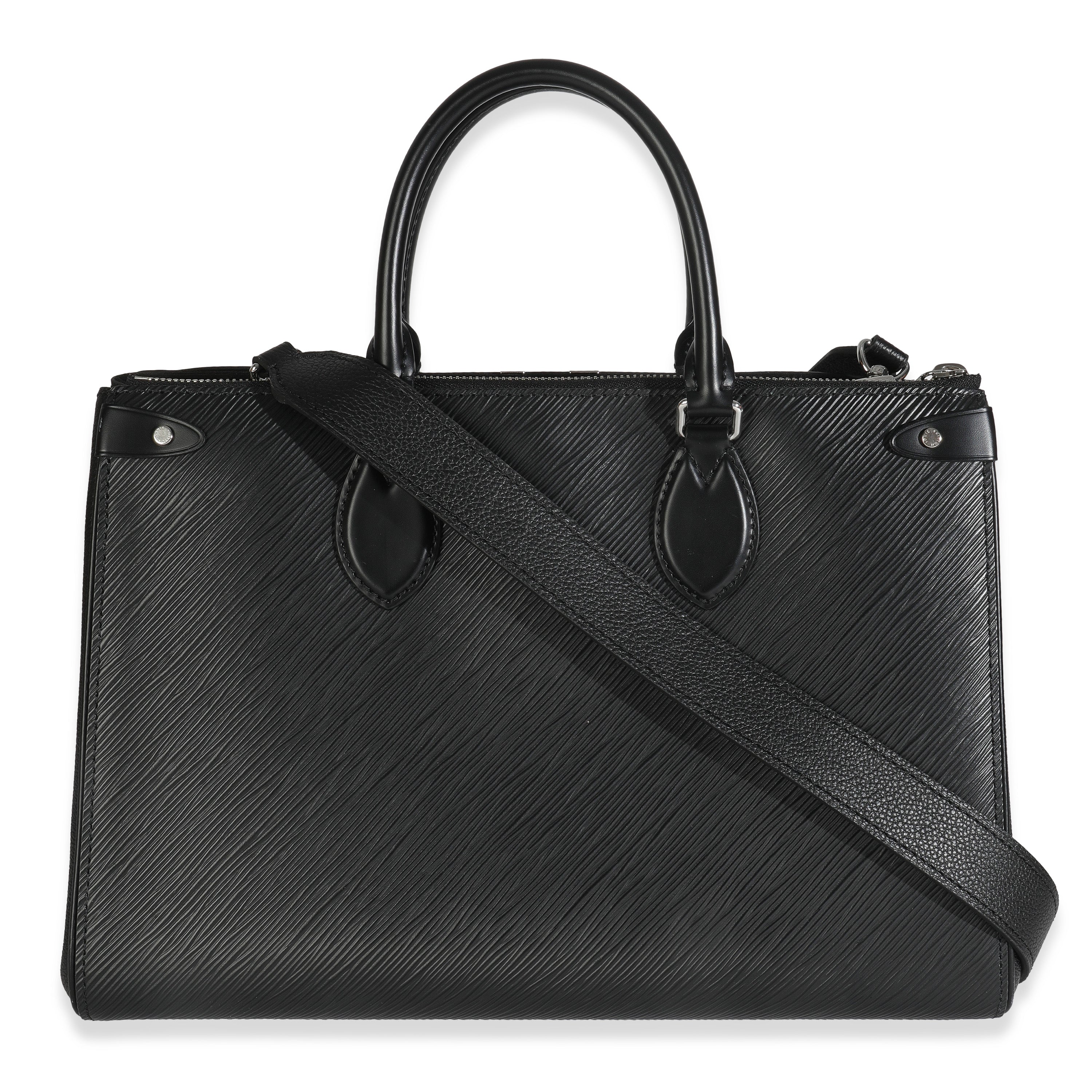 Louis Vuitton Black Epi Grenelle Tote MM