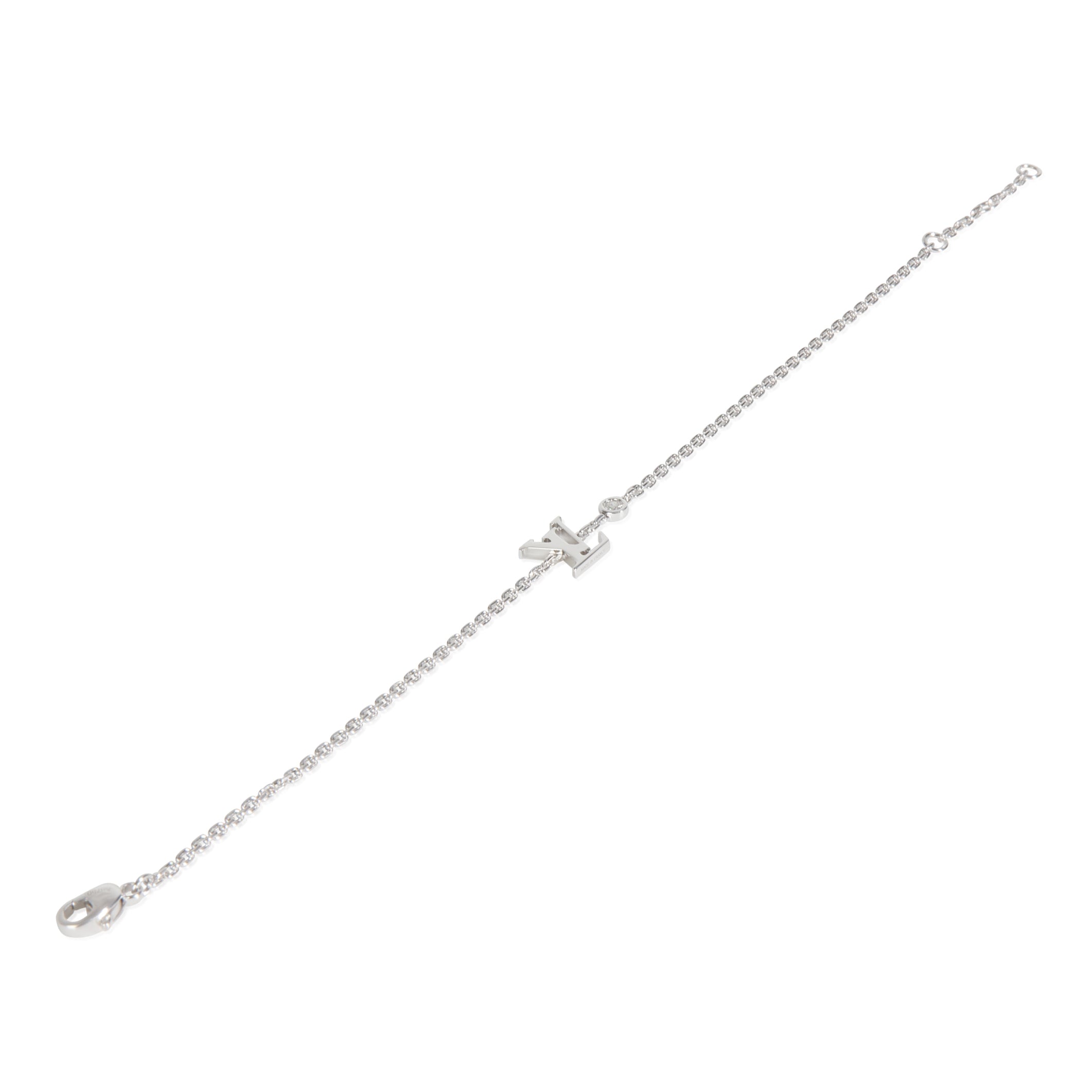 Louis Vuitton White Gold Diamond Idylle Blossom Bracelet