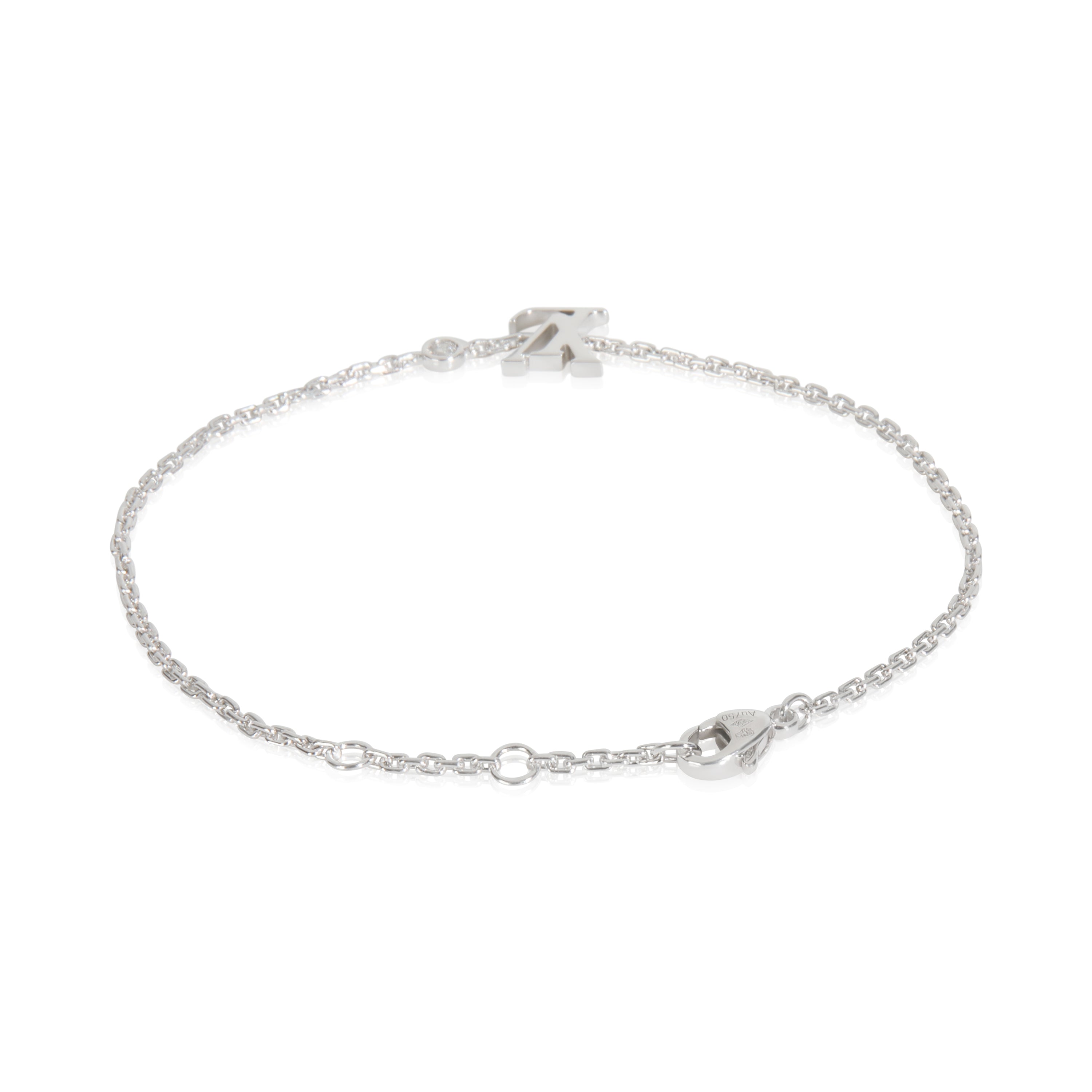 Louis Vuitton White Gold Diamond Idylle Blossom Bracelet