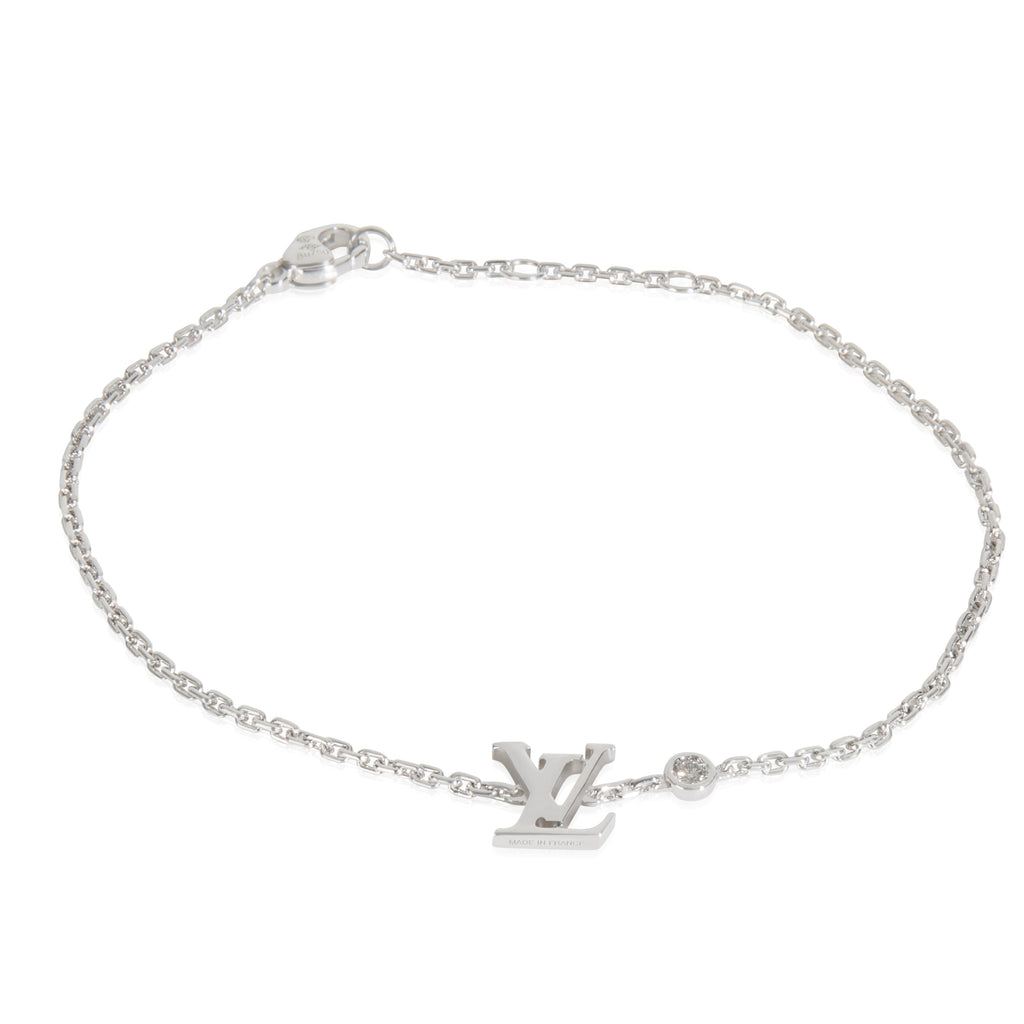 Louis Vuitton White Gold Diamond Idylle Blossom Bracelet