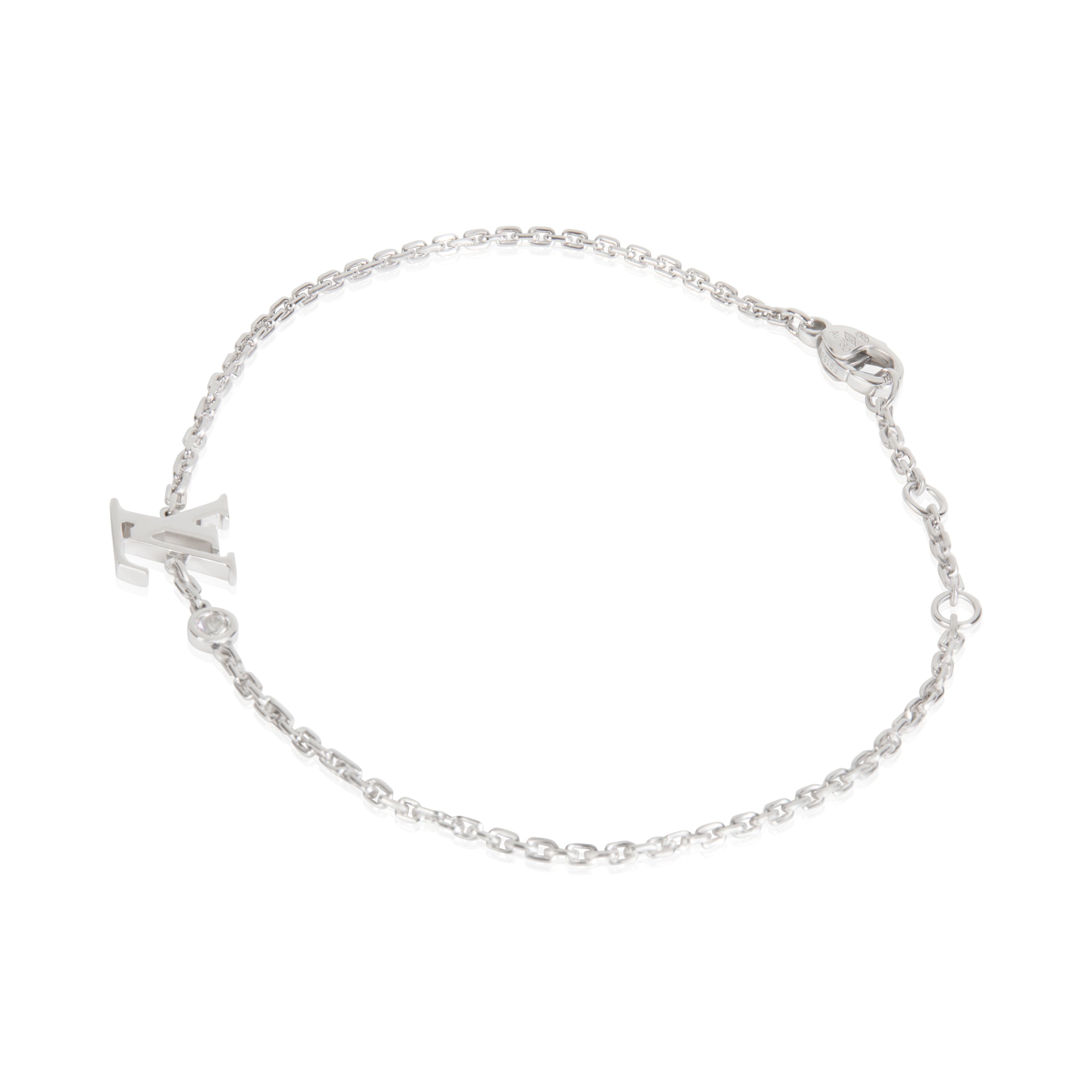 Louis Vuitton White Gold Diamond Idylle Blossom Bracelet