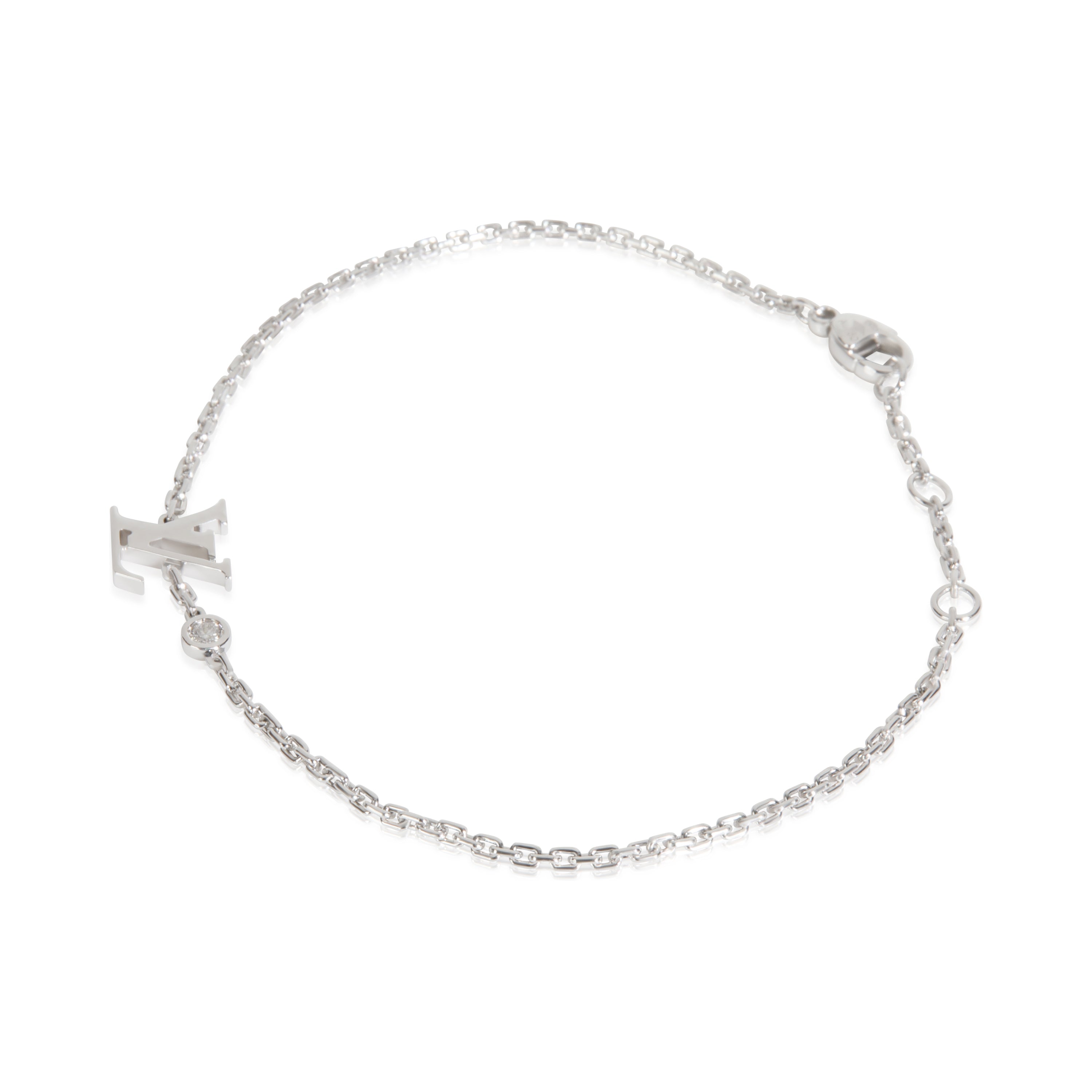Louis Vuitton White Gold Diamond Idylle Blossom Bracelet