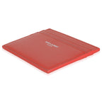 Saint Laurent Red Grain De Poudre Credit Card Case