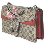 Gucci Beige Multicolor Dry Rose GG Supreme Canvas Blooms Medium Dionysus Bag