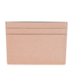 Saint Laurent Dark Pink Grain De Poudre Credit Card Case