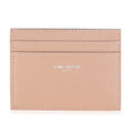 Saint Laurent Dark Pink Grain De Poudre Credit Card Case
