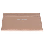 Saint Laurent Dark Pink Grain De Poudre Credit Card Case