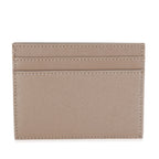 Saint Laurent Taupe Grain De Poudre Credit Card Case