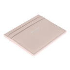 Saint Laurent Light Pink Grain De Poudre Credit Card Case