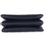 Louis Vuitton Navy Monogram Embossed Lambskin Coussin PM