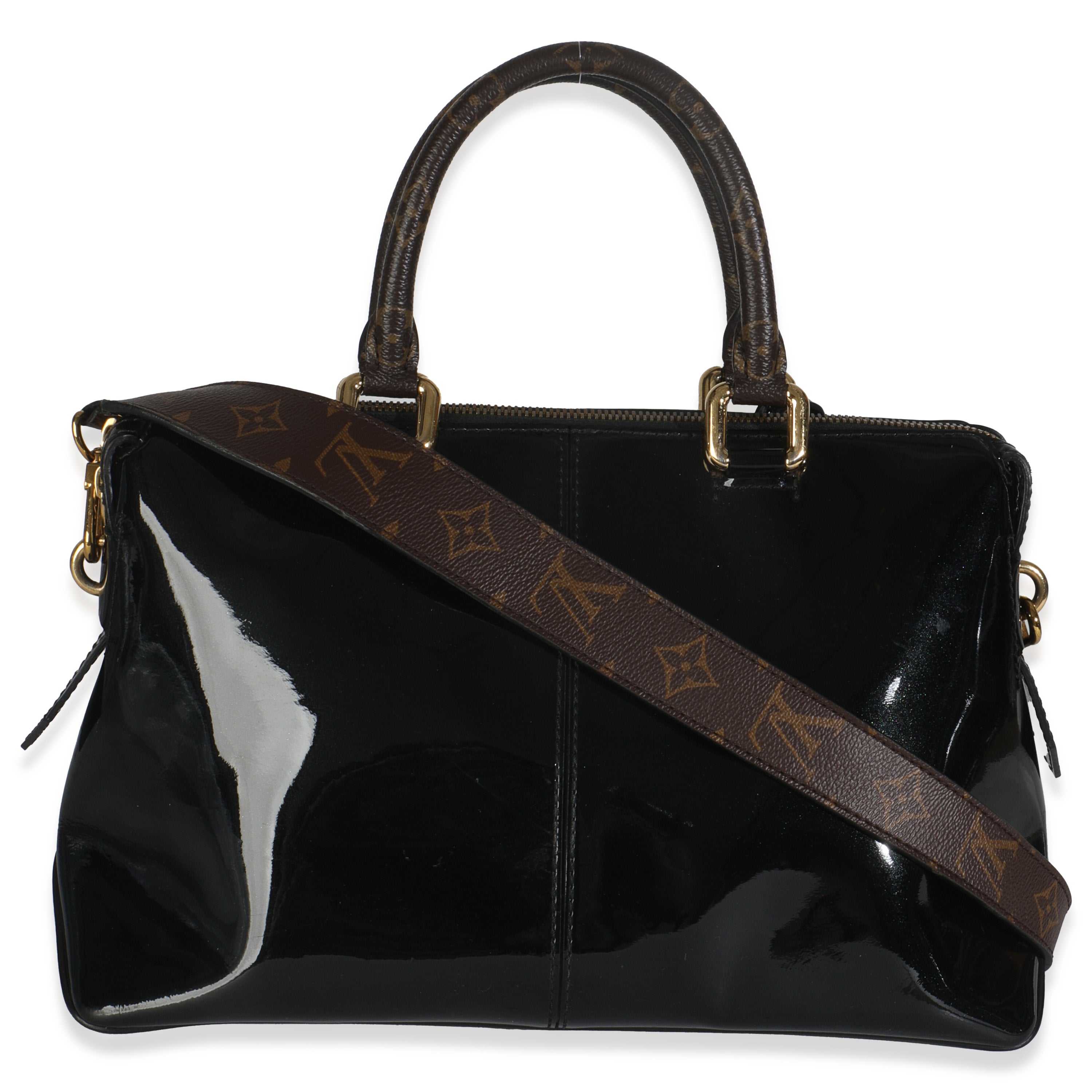 Louis Vuitton Black Vernis Miroir Tote Bag